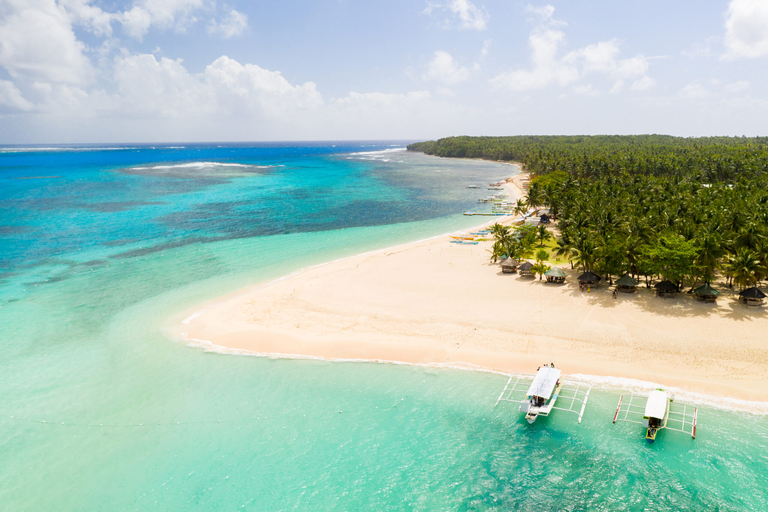 Tropical beach in the Philippines, Daku Island
